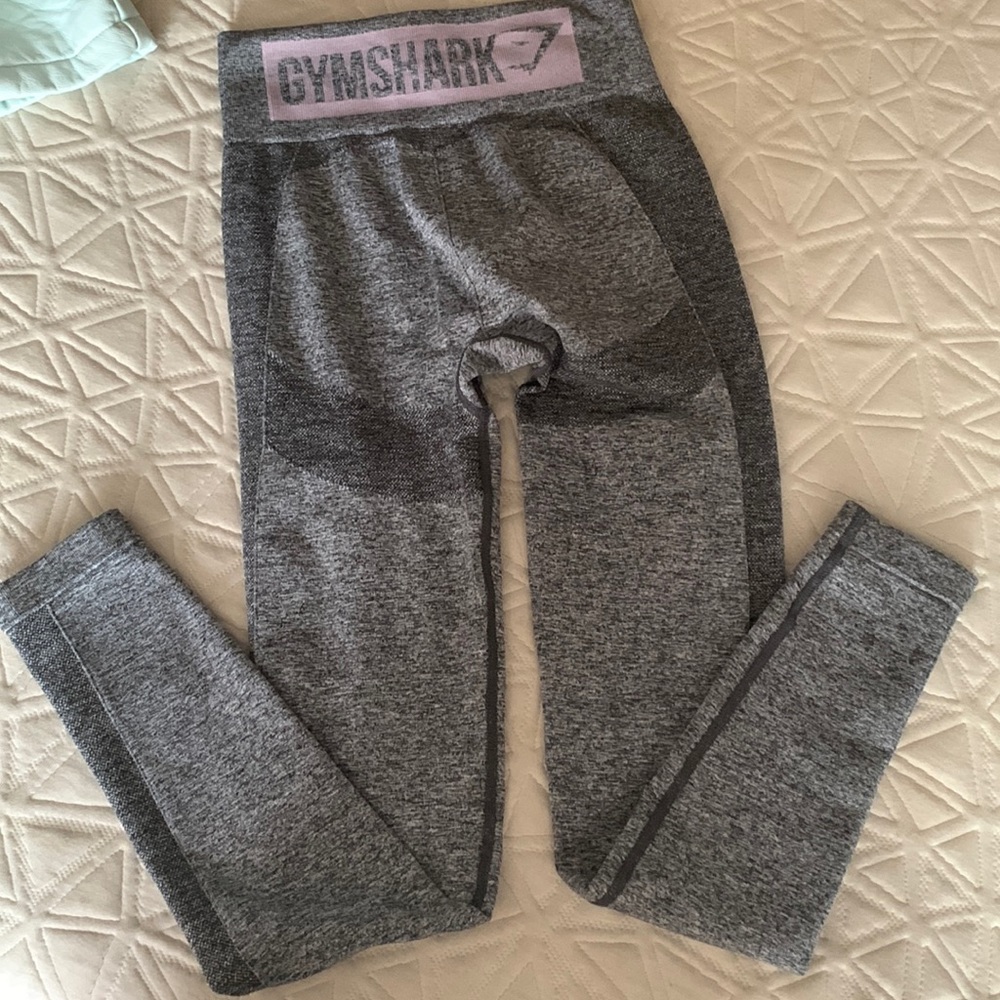 Gymshark High Waisted Flex Dark Marl Grey Leggings